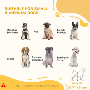 Freestanding Wooden Pet Gate with Support Feet