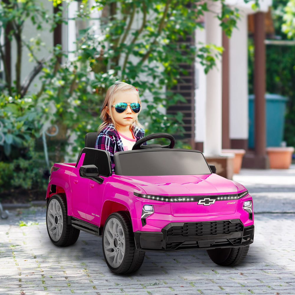 Licensed Chevrolet Silverado RST 12V with Remote Control, Pink