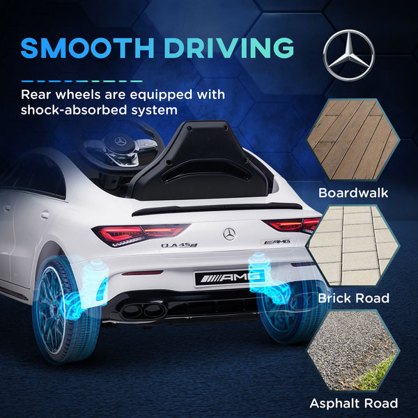 Mercedes-Benz AMG 12V Licensed with Remote Control, White