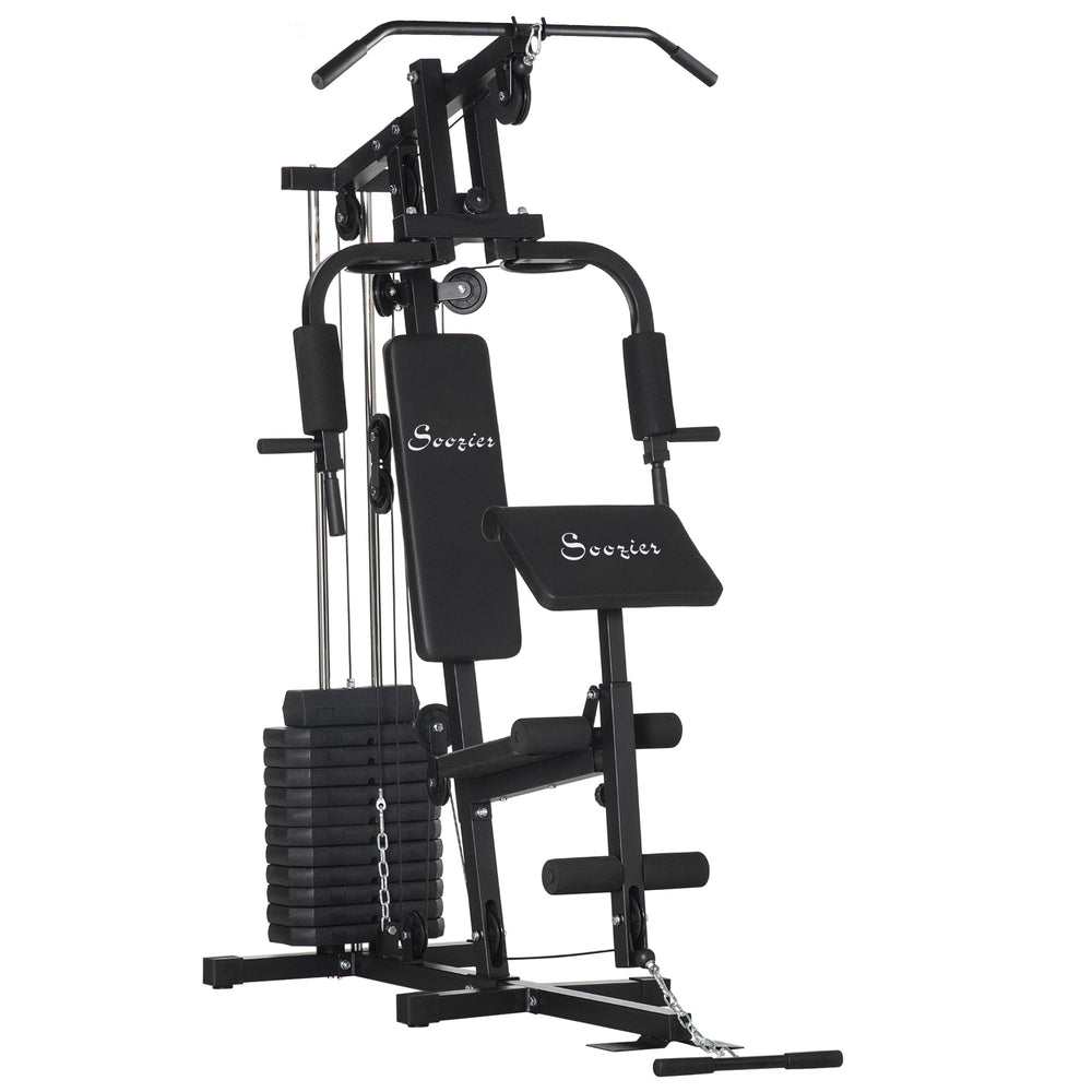 Multifunctional weight machine with 65 kg weight