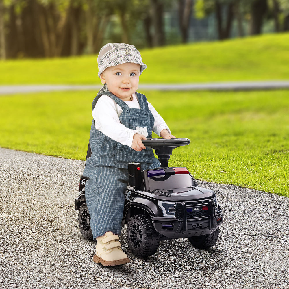 Toddler Police Car with Hidden Underseat Storage