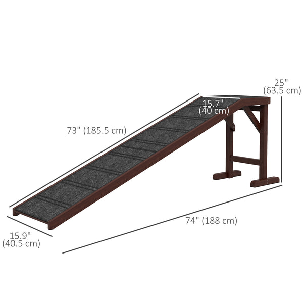 Pet ramp, brown