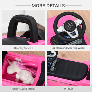 Mercedes-Benz G350 Toddler Push Car, Pink 