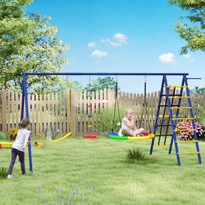 6 in 1 Kids Swing Set