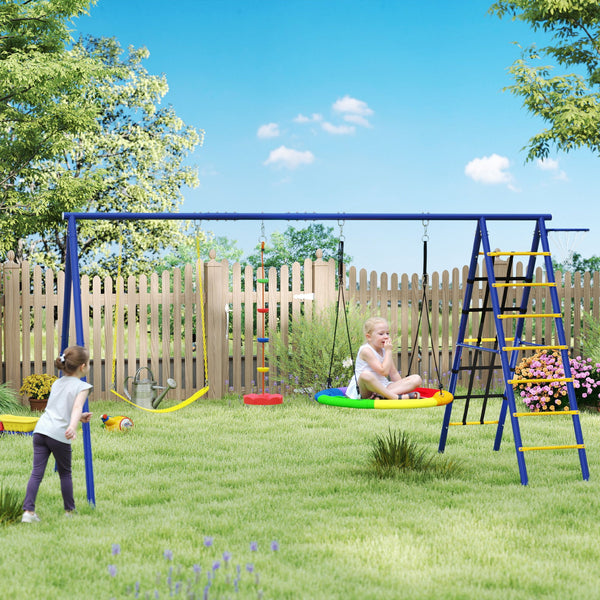 6 in 1 Kids Swing Set