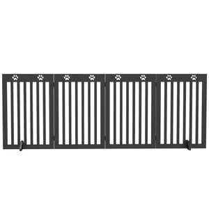 Extra-wide barrier with support feet, black