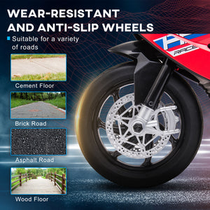 6V 3-wheel electric motorcycle, red