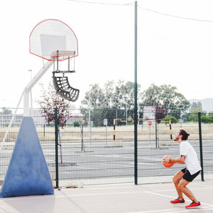 Basketball Hoop Ball Return System
