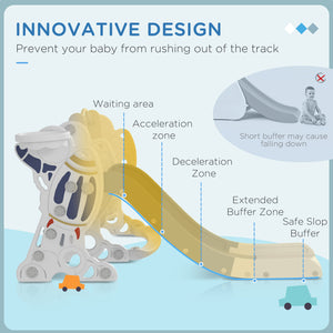 3 in 1 Kids Slides with Basketball Hoop, Space Theme