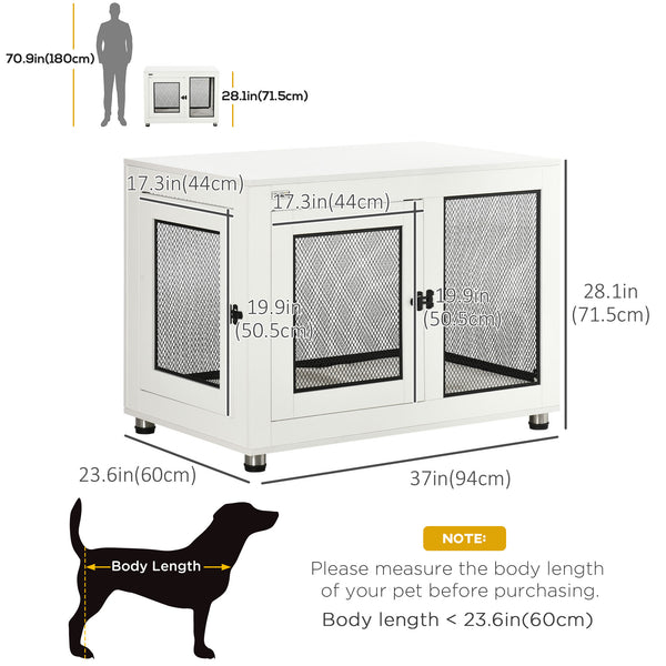Cage with waterproof cushion, white
