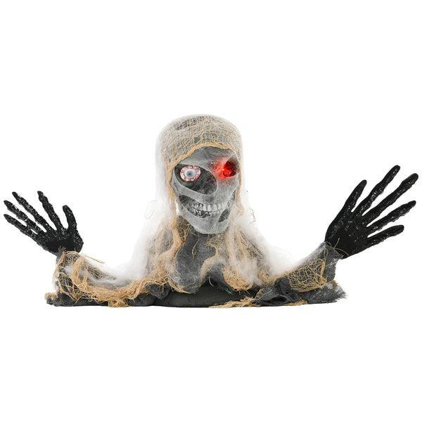 Animated Halloween Mummy with Light-Up LED Eyes