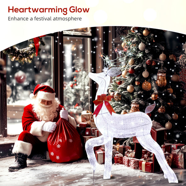 1.3m Light-Up Christmas Reindeer
