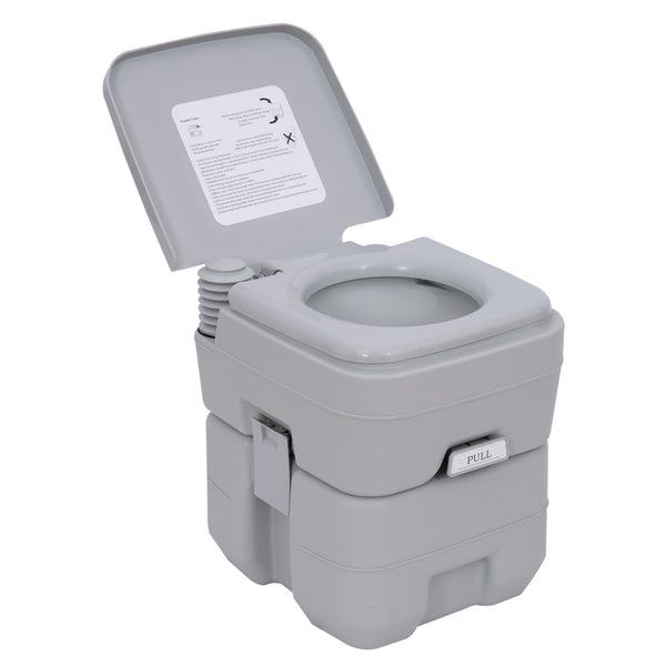 Portable Travel Toilet, Removable and Disposable Tank, 5.3 Gallons (20 L)