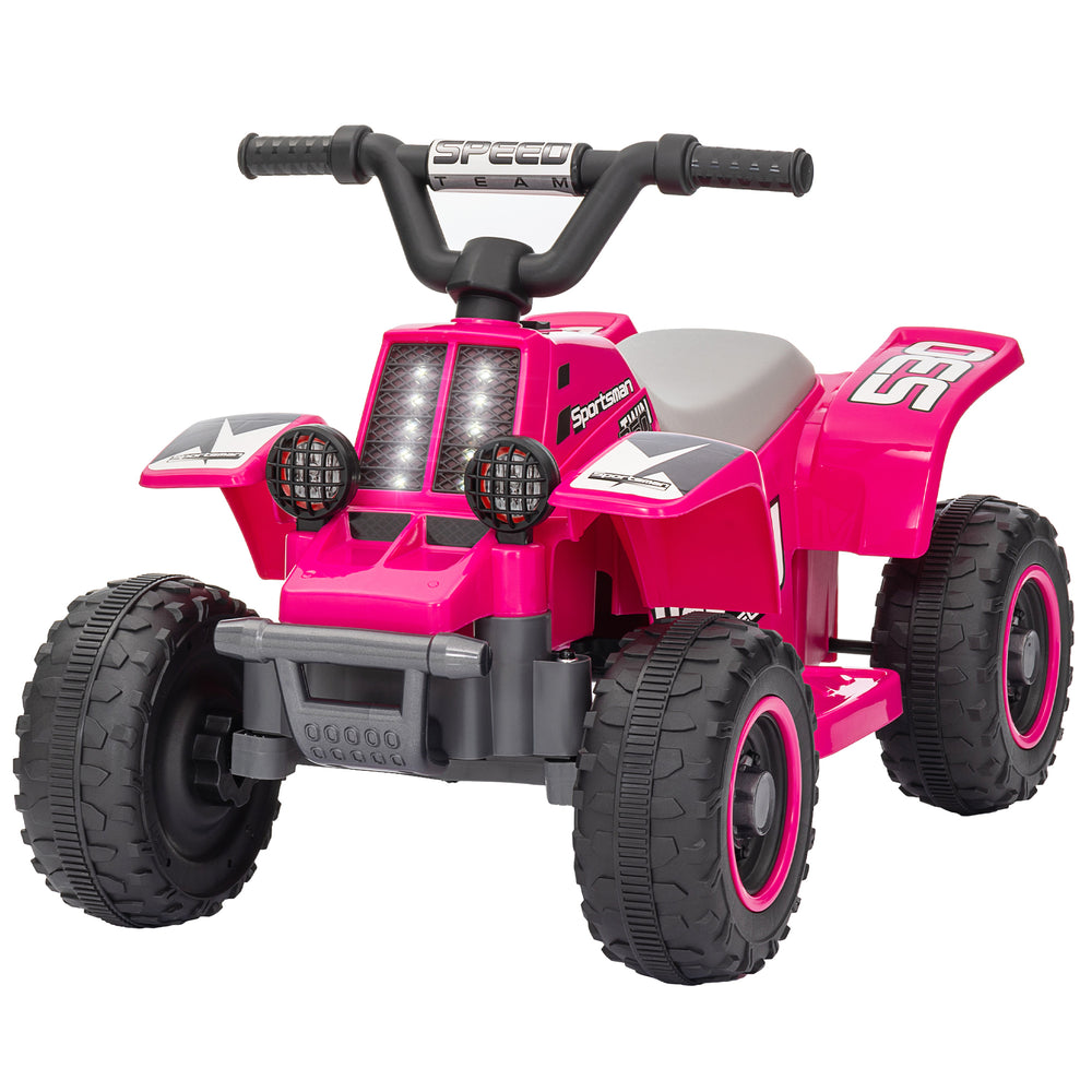 6V electric quad for children, pink