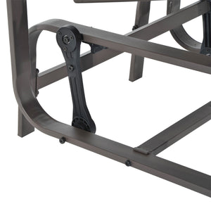 Rocking chair, brown/grey