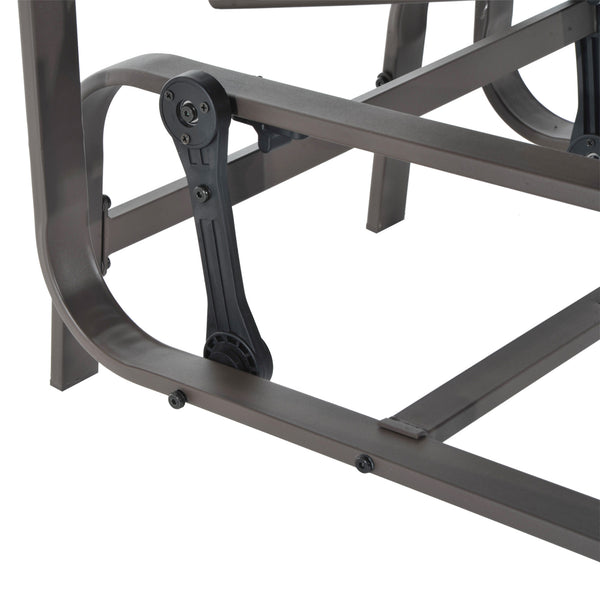 Rocking chair, brown/grey