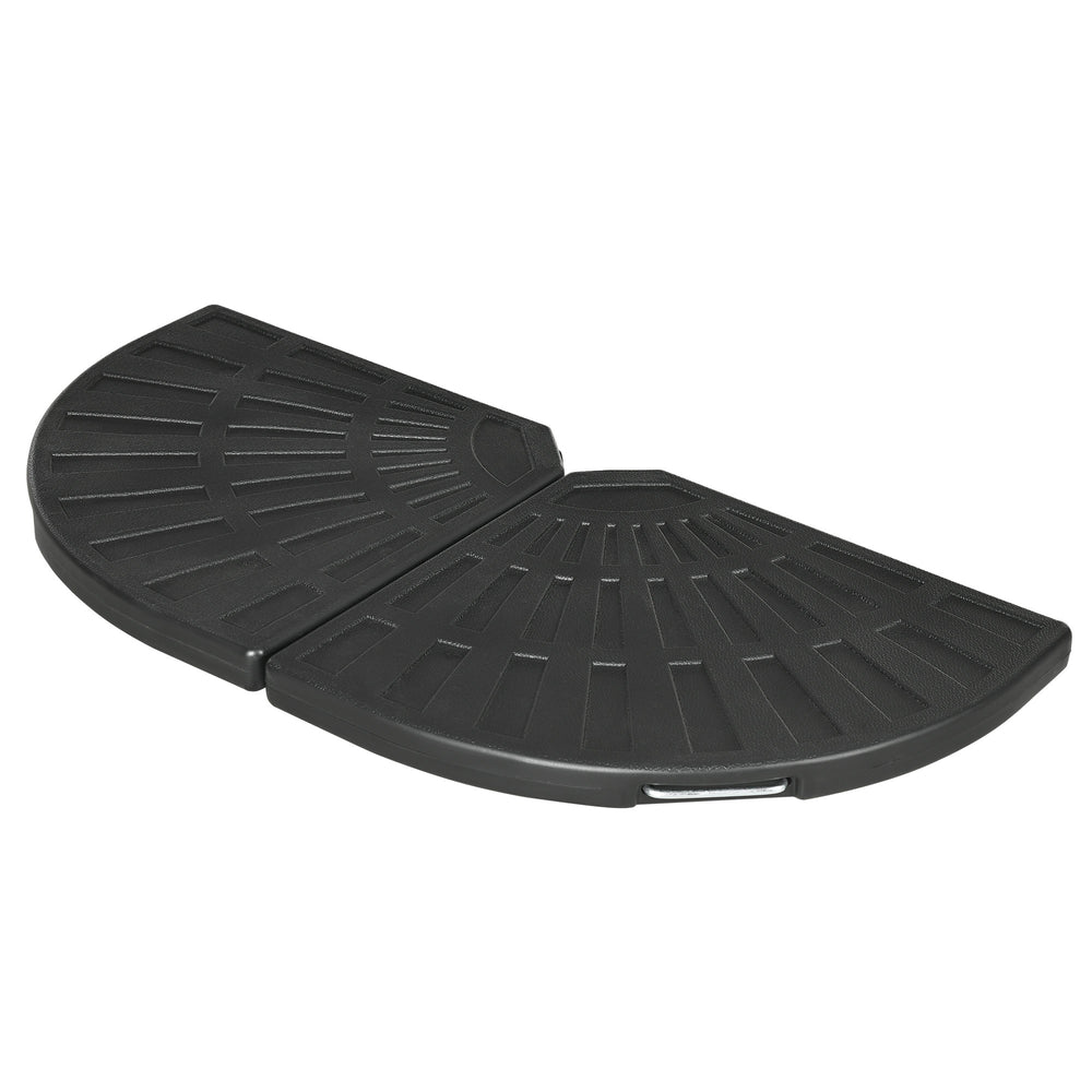 Set of 2 weights for cantilever parasols with handles, black 