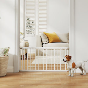 Pet gate, white