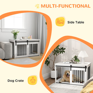 39-inch white cage cabinet