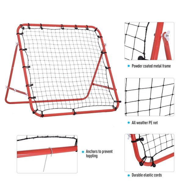 Rebound net, red