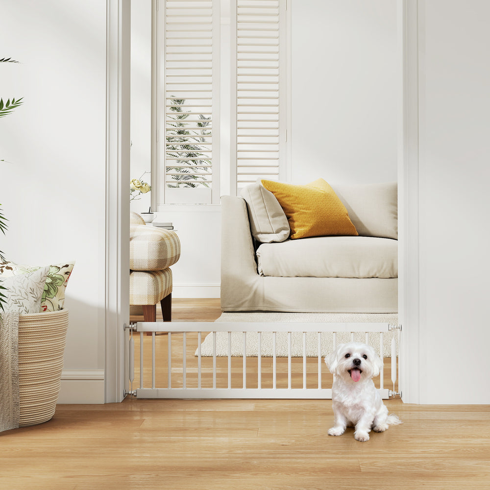 Dog gate, white
