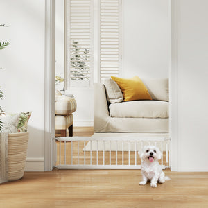Dog gate, white