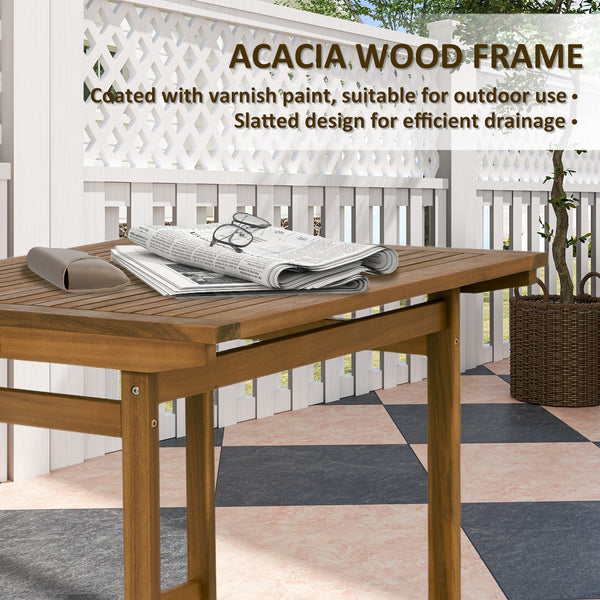 5-piece wooden dining set