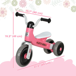 Balance bike for toddlers from 12 to 36 months pink