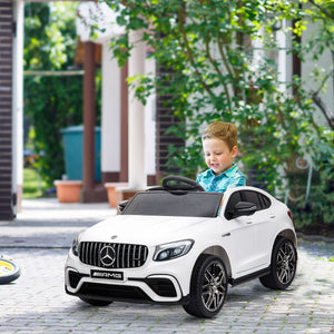 Mercedes Benz AMG GLC63S Coupe 12V with remote control, white