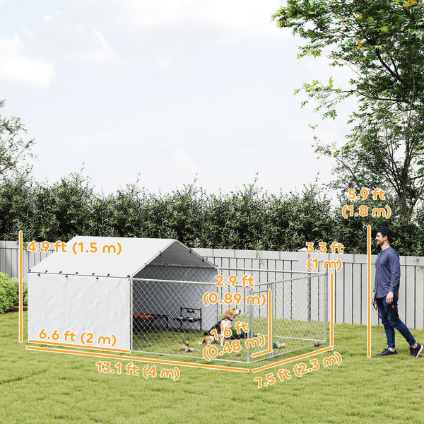 Galvanized steel enclosure with waterproof cover