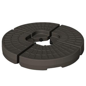 4-piece offset parasol base with carrying handles 
