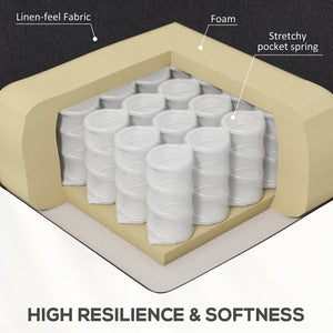 Electric Lift and Recliner Chair with Remote Control, Side Pockets, Black