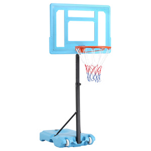 Pool Basketball Hoop, Adjustable Height 36.7-48.9", Blue