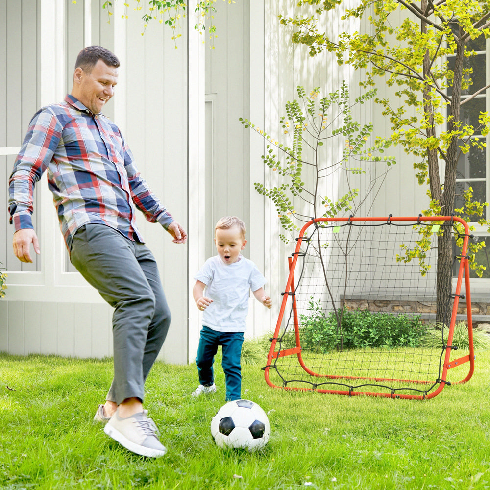 Filet de rebond ajustable, rouge