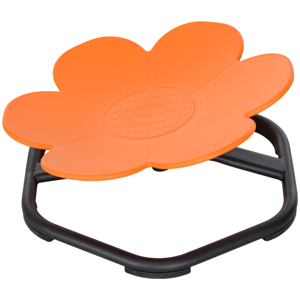 Non-slip sensory swivel chair, orange
