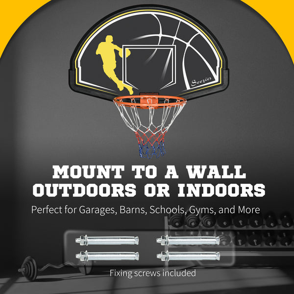 Modern wall mounted basketball hoop
