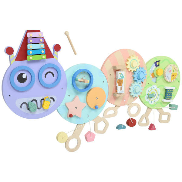 7-in-1 Caterpillar Sensory Wall