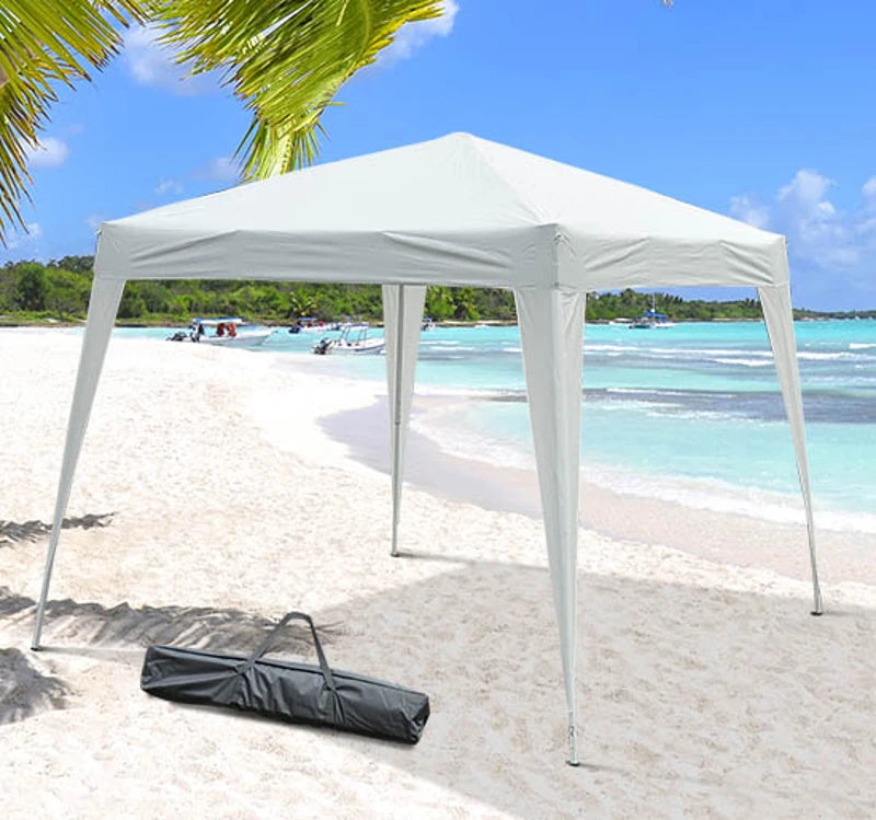 10 x 10 Folding Gazebo with Carry Bag, White