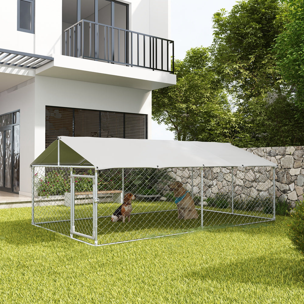 Outdoor enclosure with waterproof and UV-resistant cover