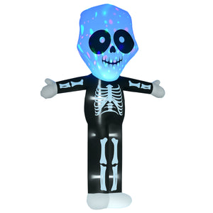 Halloween Skeleton Ghost Inflatable Decoration 3m, LED Lighting