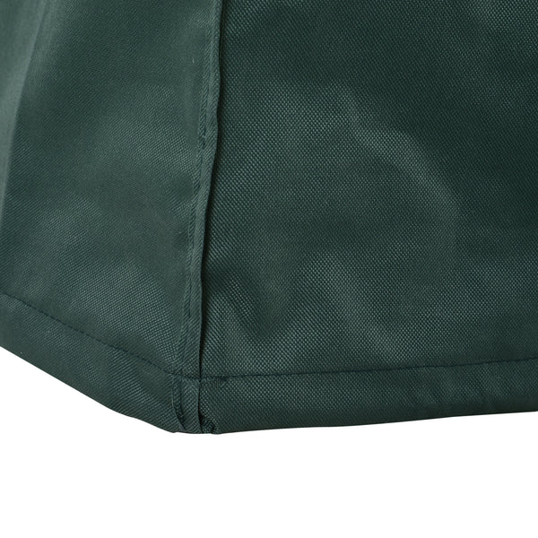 Cover for large patio furniture set, green
