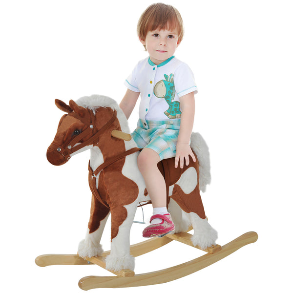Rocking horse with nursery rhyme, music and light