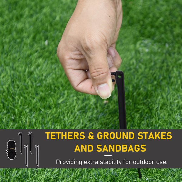 1.2m tall inflatable snowman trio