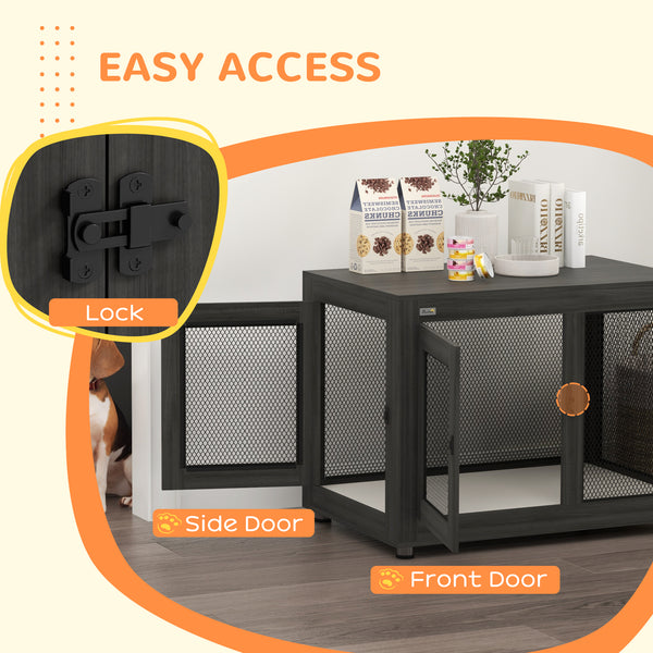 Cage with waterproof cushion, black