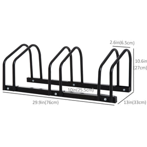 3-bike rack, black