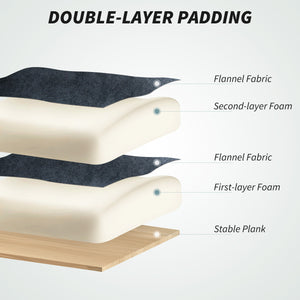 Ergonomic office chair with footrest, adjustable backrest and lumbar support, black