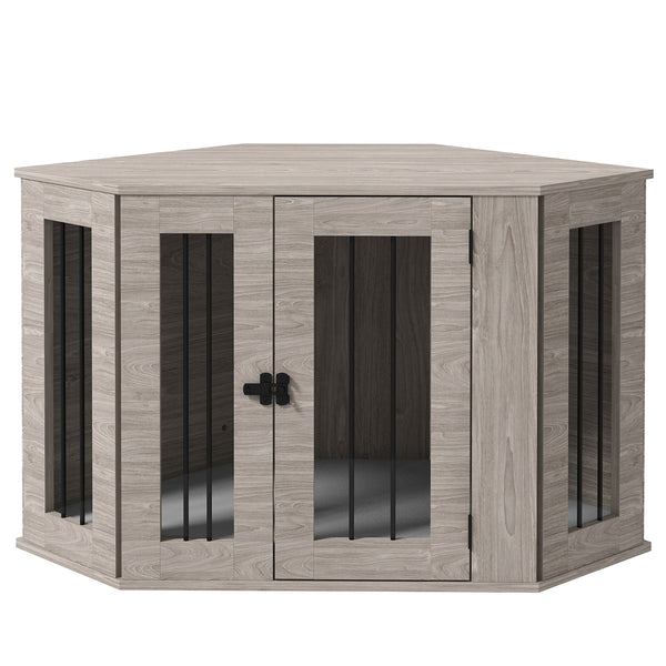 41-inch crate furniture with cushion, gray