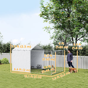 Galvanized steel enclosure with waterproof and UV-resistant cover