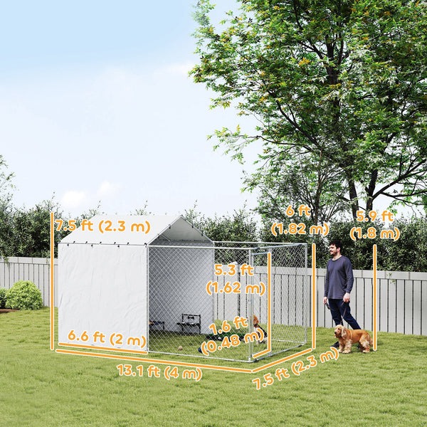 Galvanized steel enclosure with waterproof and UV-resistant cover