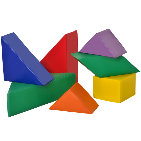 7-piece soft foam climbing blocks